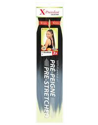 X-Pression, Style Uultra Braid, Pré-peigné, Couleur T1B/PERIWINKLE